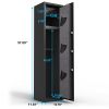 Metal Rifle Gun Security Cabinet Rifle Gun Safe With Digital Lock ,Quick Access Keypad Long Gun Safe, 4-5 Gun Safe