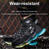 Safety Shoes Men Work Breathable 36-48 Fly Weaving Ankle Boots Anti-smashing Anti-piercing Spring Summer Autumn Winter Outdoor