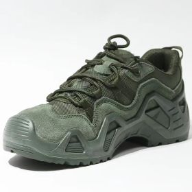 Military Fan Outdoor Boots Sports Tactics (Option: Green-Low help-39)