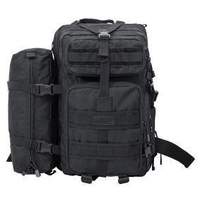 Outdoor Tactical Mountaineering Camo Backpack (Option: Black-AandB)